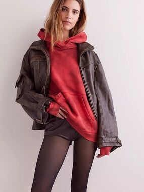 We the Free Your Favorite Washed Hoodie High Risk Red Combo LIKE NEW XS